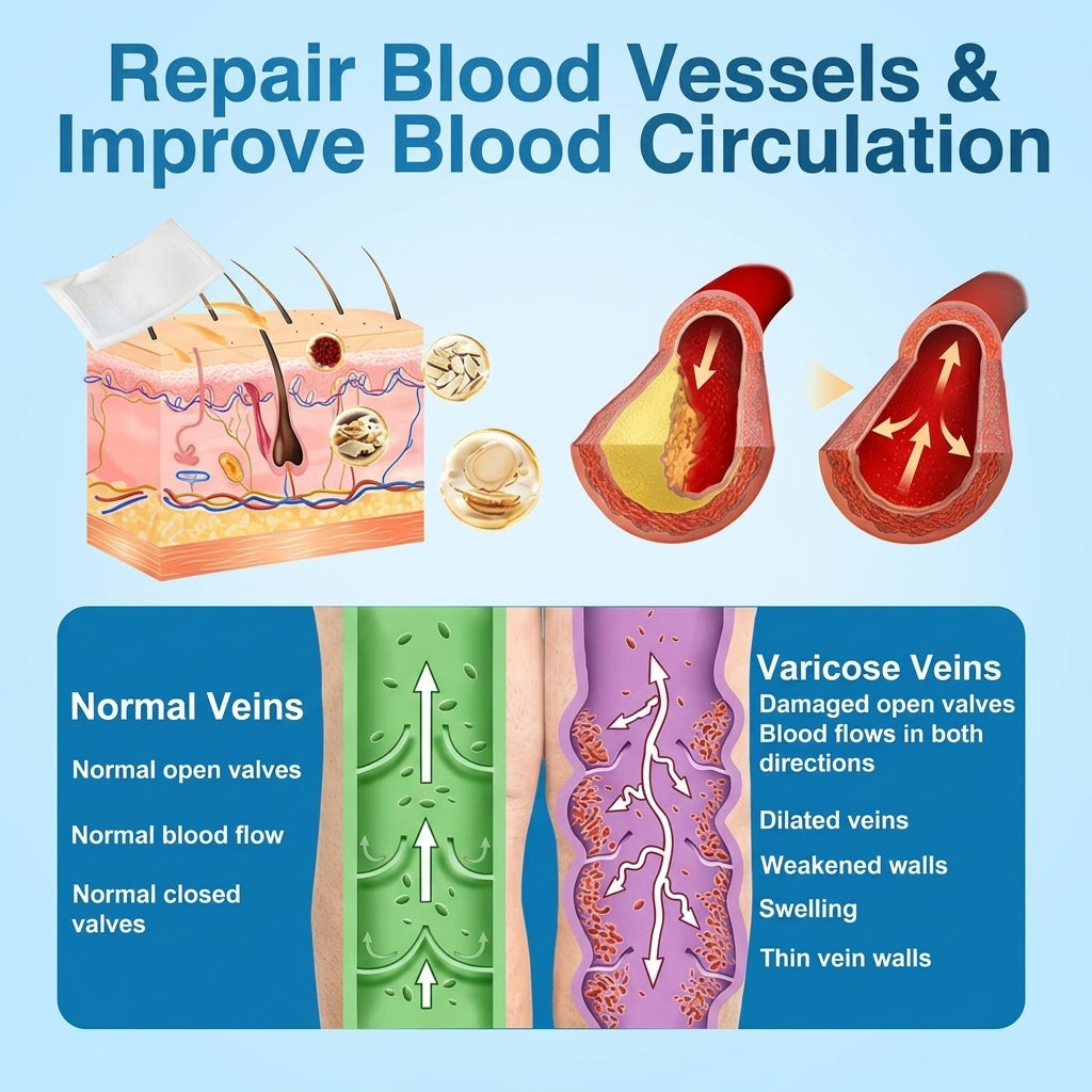 🇨🇦🏆✅️🏃𝗛𝗶𝘀𝗸𝗶𝗻® VeinRepair Microneedle Patch Roll⚡Instant Relief, Long-Term Results