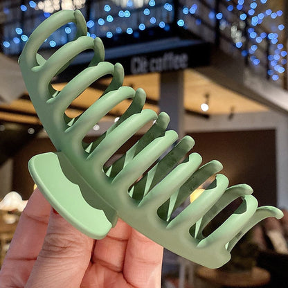 Fashion Metal Hair Claw For Women Gold Silver Color Cross Crab Hair Clip Korean Elegant Geometric Hairpin Girl Hair Accessories